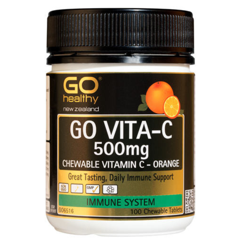 GO Vita-C 500mg Orange 100 Chew
