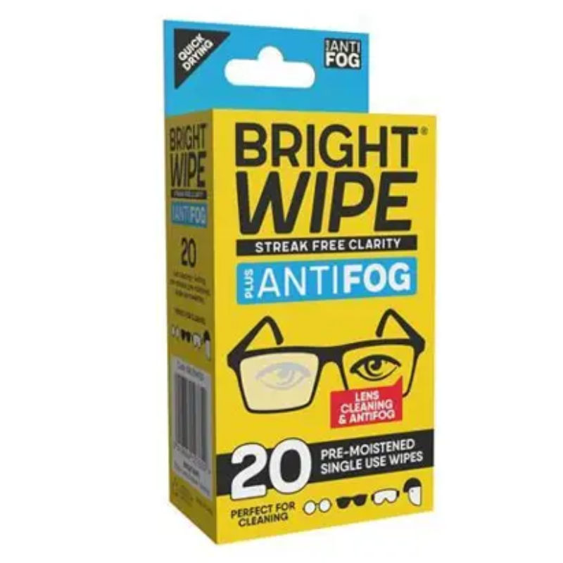BRIGHTWIPE Lens & Antifog Wipes