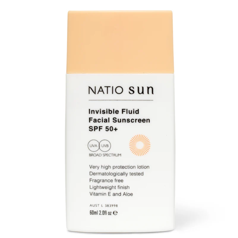 NATIO Invisible Fluid SPF50+ 60ml