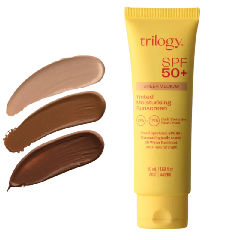 TRILOGY SPF50+ ST Moist S/S Lt 50ml