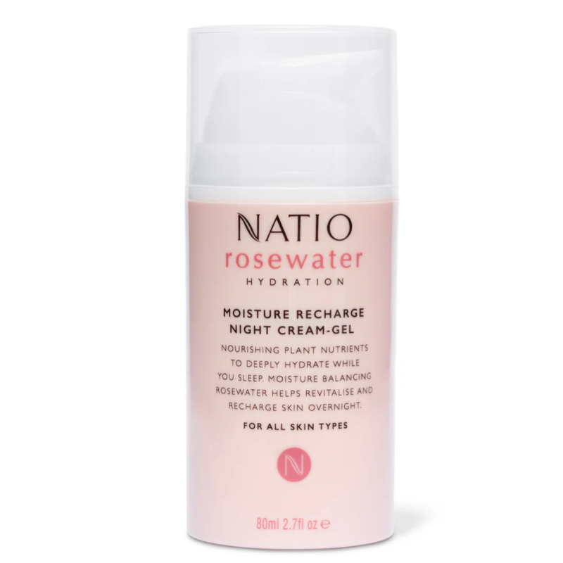 NATIO Rosewater Rech. Night Cr 80ml