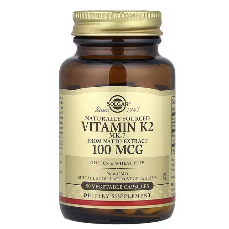 SOLGAR Nat Vitamin K2 Capsules 50s