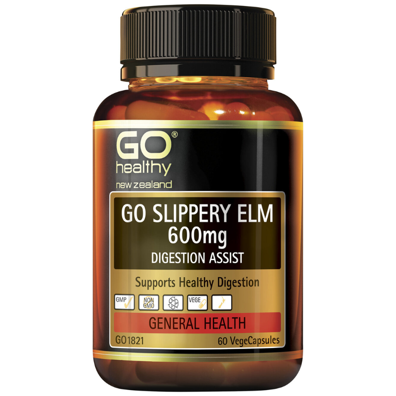 GO Slippery Elm 600mg 60vcaps