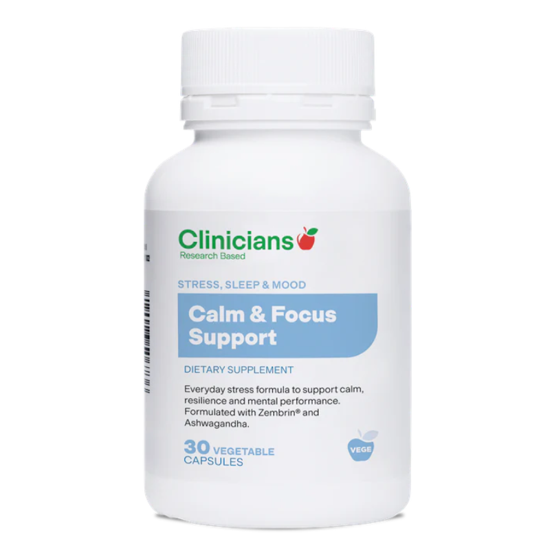 CLINIC. Calm & Focus Supp Caps 30s
