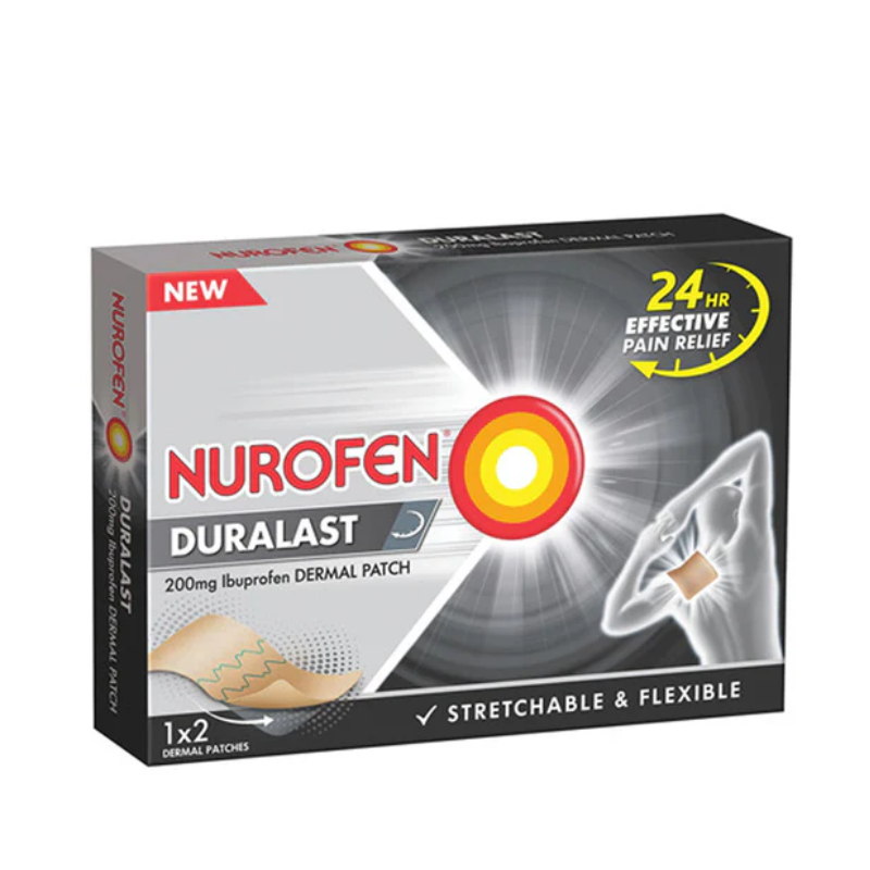 NUROFEN Dlast Derm. Patch 200mg 2pk