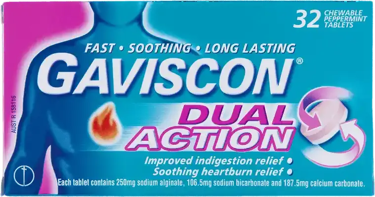 GAVISCON Dual Action Tablets 32s