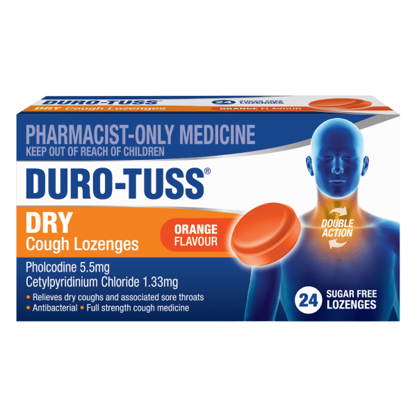 Duro-Tuss Dry Cough Loz Orange 24s