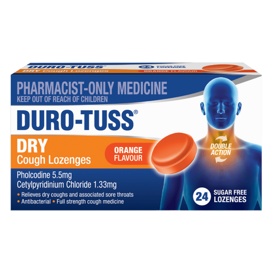 Duro-Tuss Dry Cough Loz Orange 24s