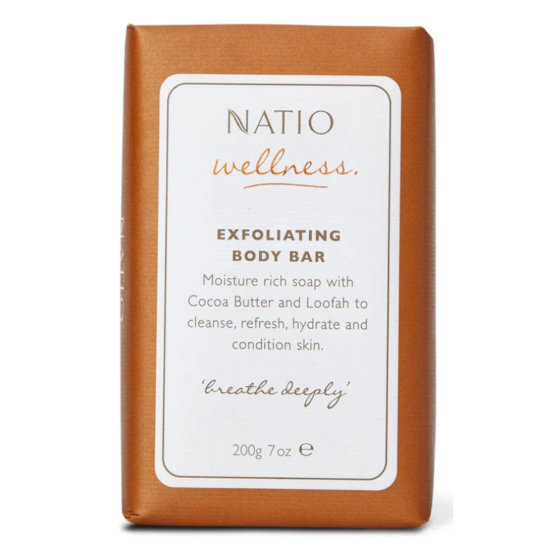 NATIO Wellness Exfoliating Body Bar