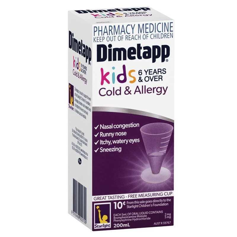 DIMETAPP Cold&Allergy Elixir 200ml