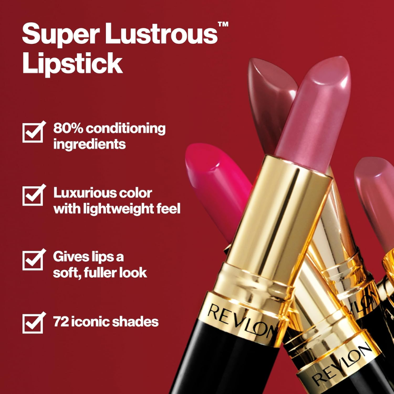Revlon Super Lustrous Lipstick – Flushed