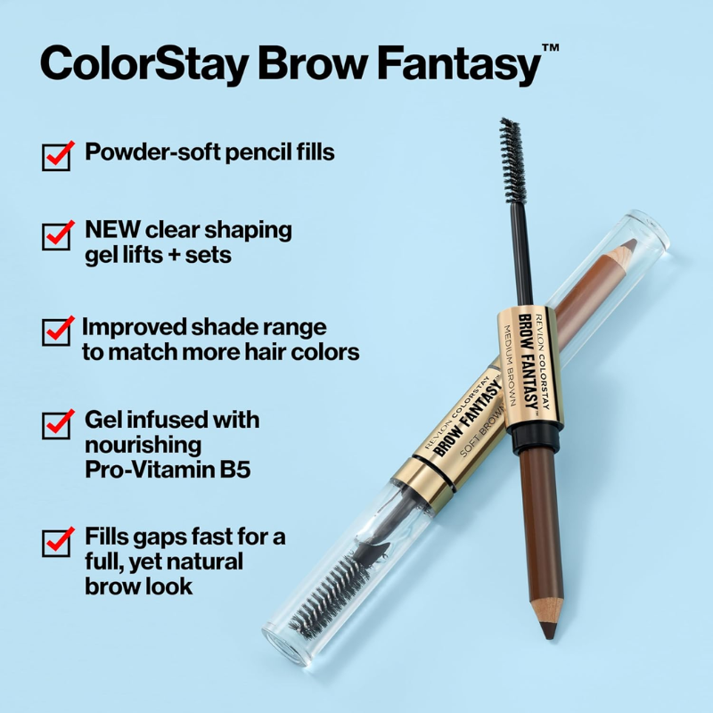 Revlon ColorStay Brow Fan Pen & Gel Ash Blonde