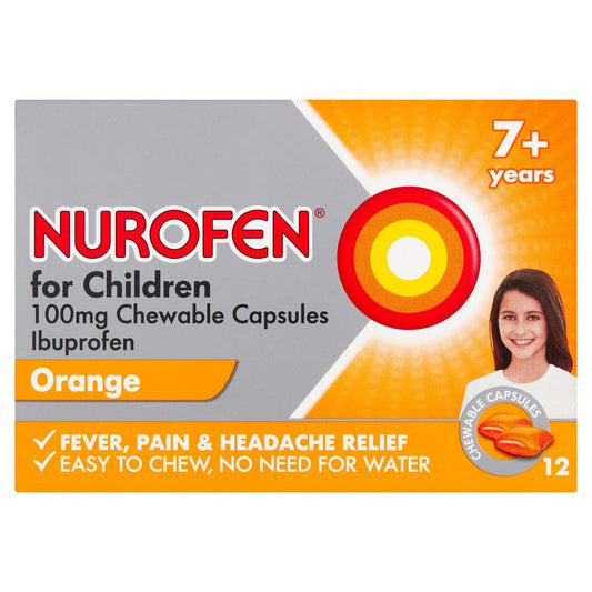 NUROFEN Child 7+ Years Chew Orng 12s