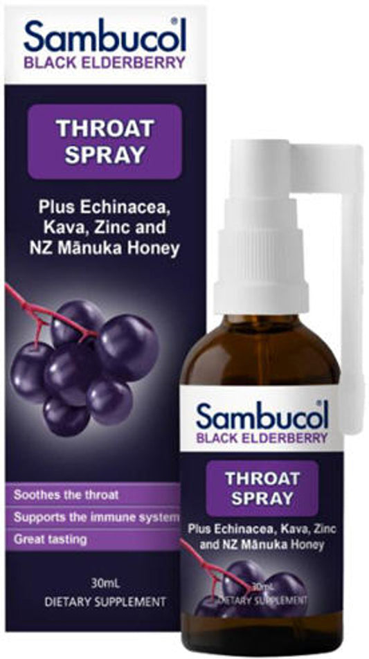 Sambucol Soothing Throat Spray 30ml