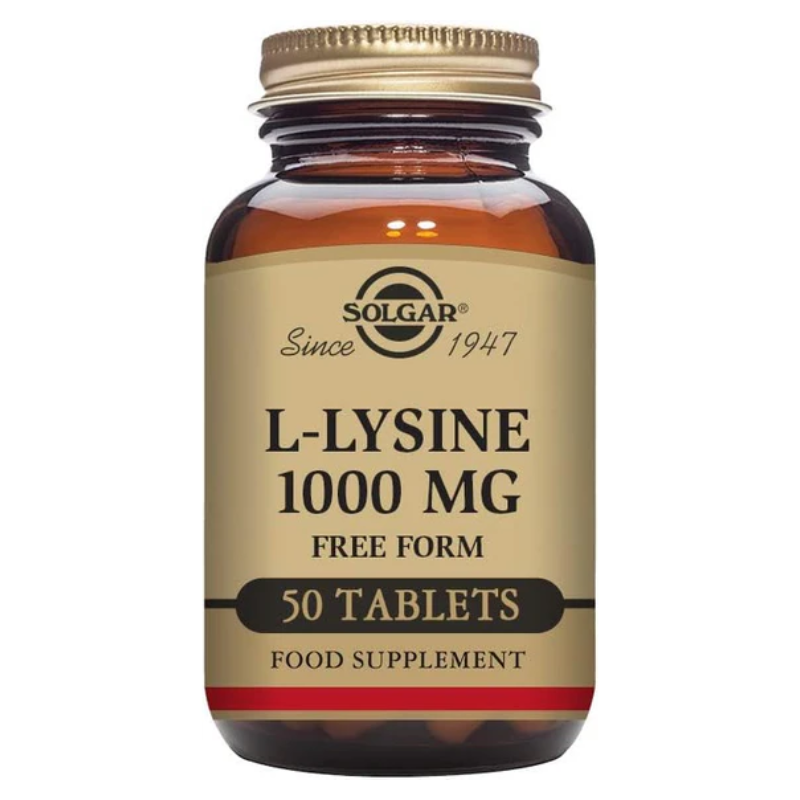 SOLGAR L-Lysine 1000mg Tablets 50s