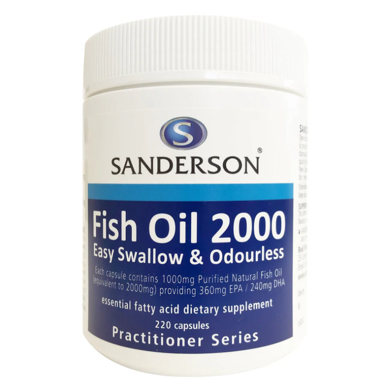 SANDERSON Fish Oil 2000 220caps