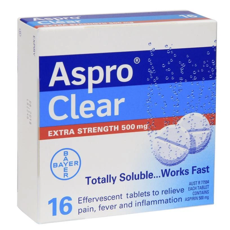 Aspro Clear Extra Strength 500mg 16s