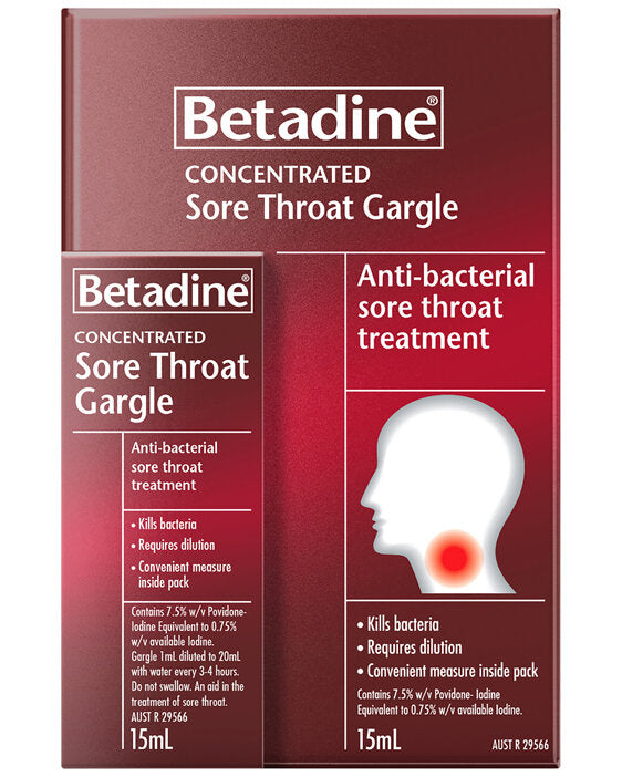 BETADINE Sore Throat Gargle 15ml