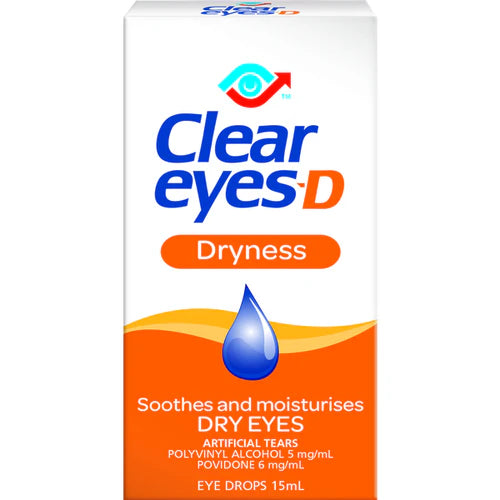 Clear Eyes Dryness Eye Drops 15ml