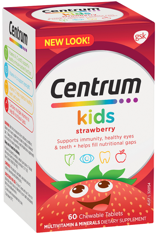 CENTRUM Kids Strawb. Multi ChewT 60s