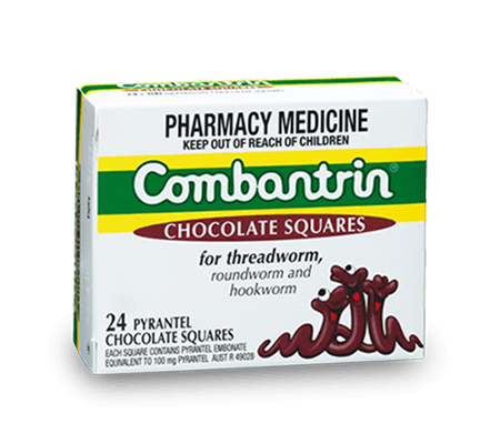 COMBANTRIN Chocolate Squares 24