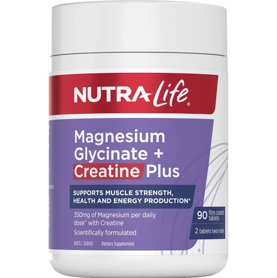 Nutra-Life Magnesium Glycinate + Creatine Plus Tablets 90s