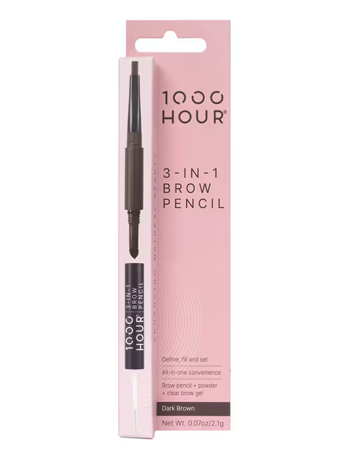 1000HOUR 3-in-1 Brow Pencil Dark Brown