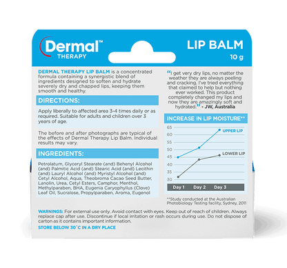 DERMAL THERAPY Lip Balm Tube 10g