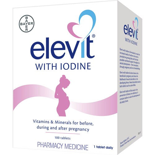 Elevit Iodine Preg Support 100s