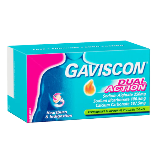 GAVISCON Dual Action Tablets 48s