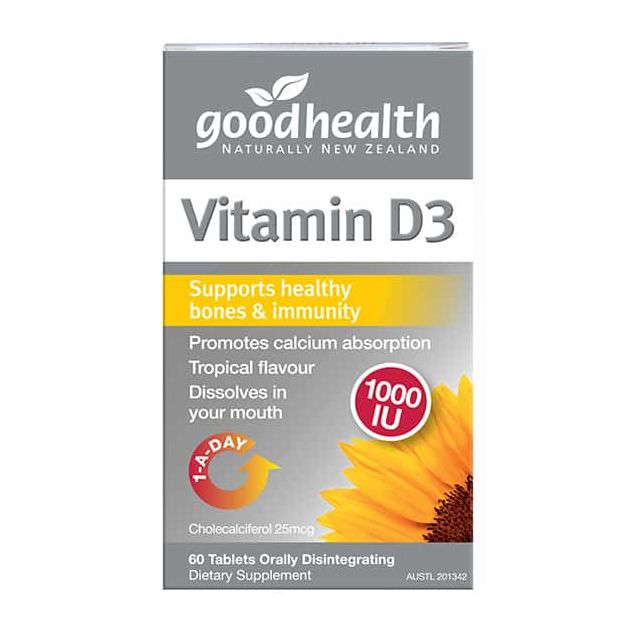 GHP Vitamin D3 1000iu 60s