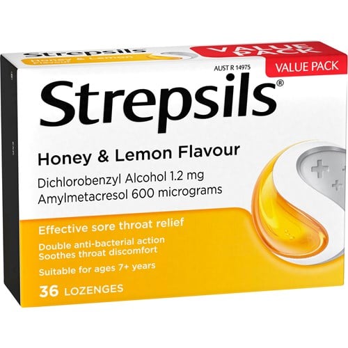 STREPSILS Lozenge Honey/Lemon 36s