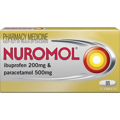 NUROMOL Tablets 72s