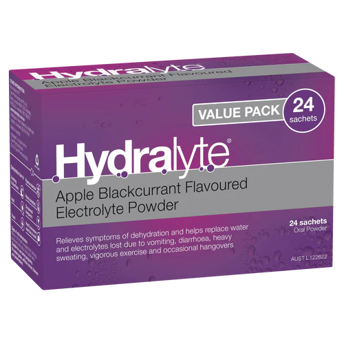 Hydralyte Eff Apple & B/Currant 20s