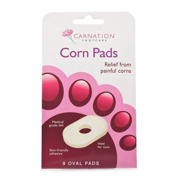 Carnation Foot Corn Pads Oval 9pk
