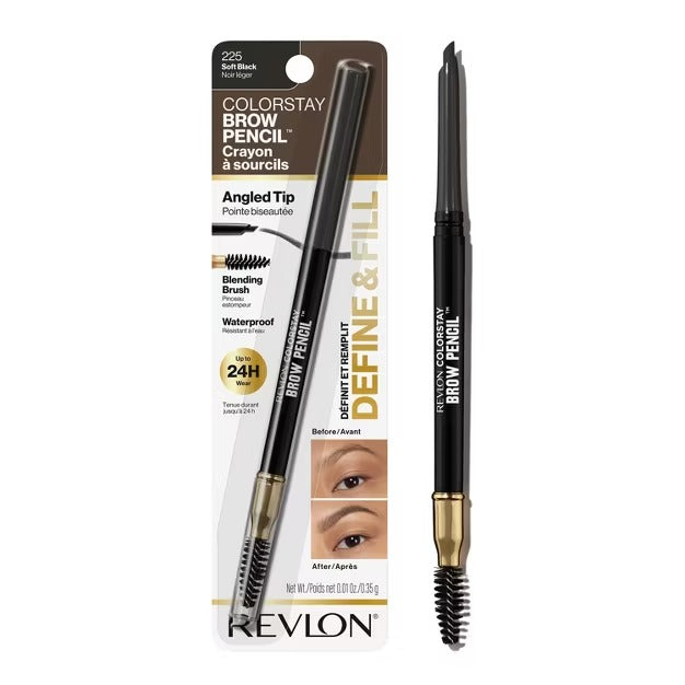 Revlon ColorStay Brow Pencil — Soft Black