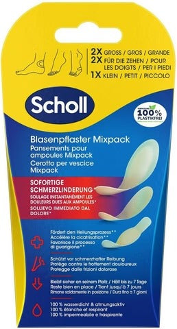 SCHOLL Blister Plast HC Mixed 5pk