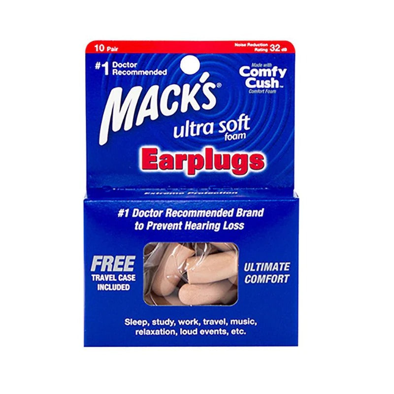MACKS Ultra Soft Foam Earplugs 10pr