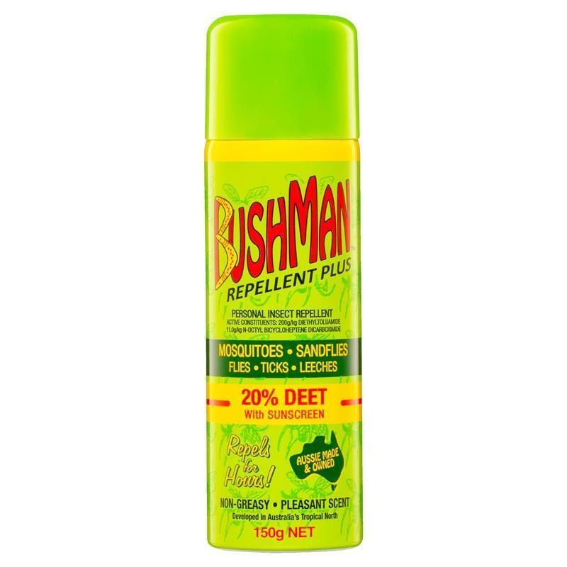 BUSHMAN Plus Aerosol 20% Deet 150g