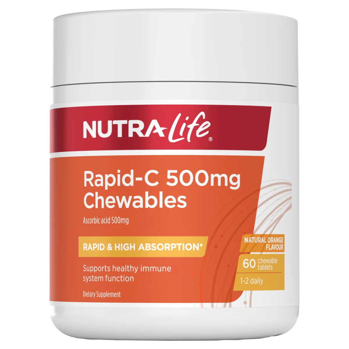 NL Rapid-C 500mg Chewables Tabs 60s