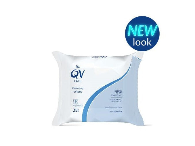 EGO QV Face Cleansing Wipes 25pk