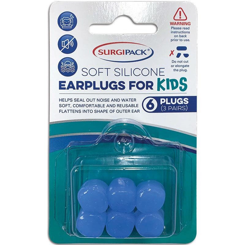 SP Ear Plugs Soft Silicone Kids 3pr