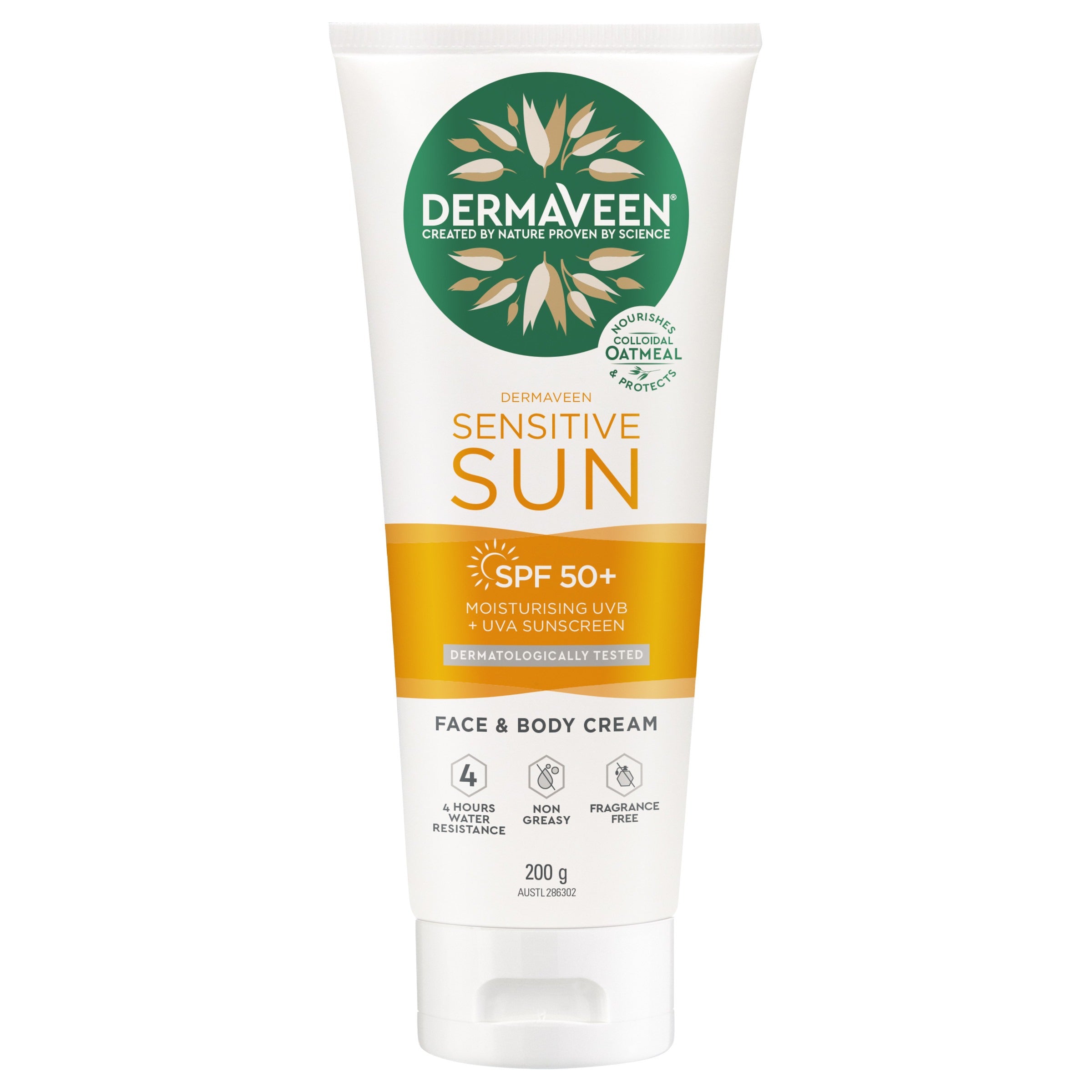 DERMAVEEN SunSens Moist SPF50+ 200g
