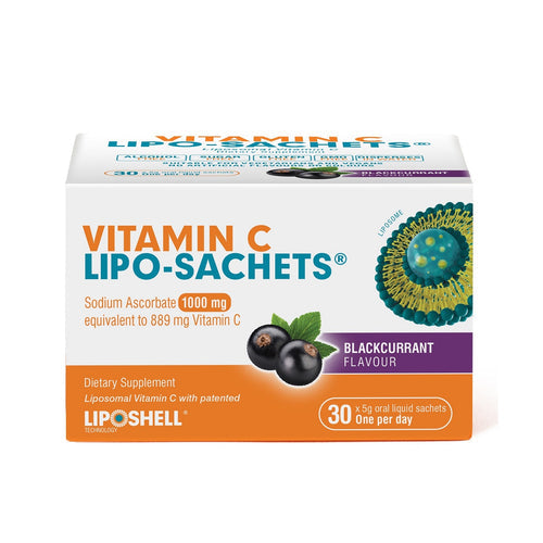 Lipo-Sachets VitC B/currant Flav 30s