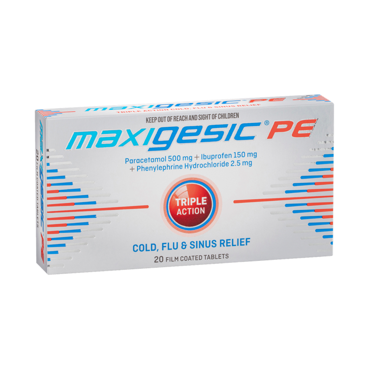 MAXIGESIC PE Cold Flu&Sinus Relf 20s