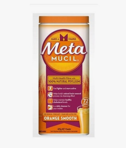 Metamucil Smooth Orange 72 Doses 425g