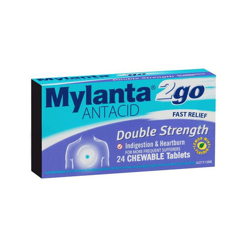 MYLANTA 2Go Double Strength Tabs 24s