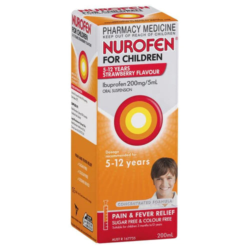 NUROFEN Child 5yr-12yr Strwb 100ml