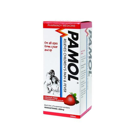 Pamol All Ages S/ber Col/Free 100ml