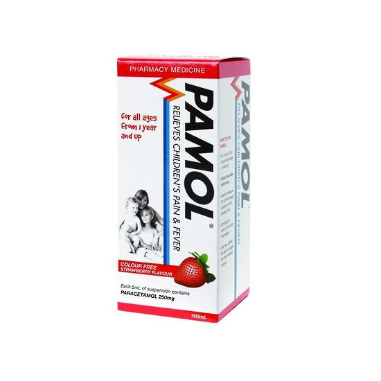 Pamol All Ages S/ber Col/Free 200ml